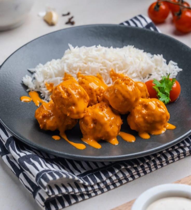 Dynamite Chicken with Rice. Calorie 209, Protein 29, Carbs 10, Fat 5.3