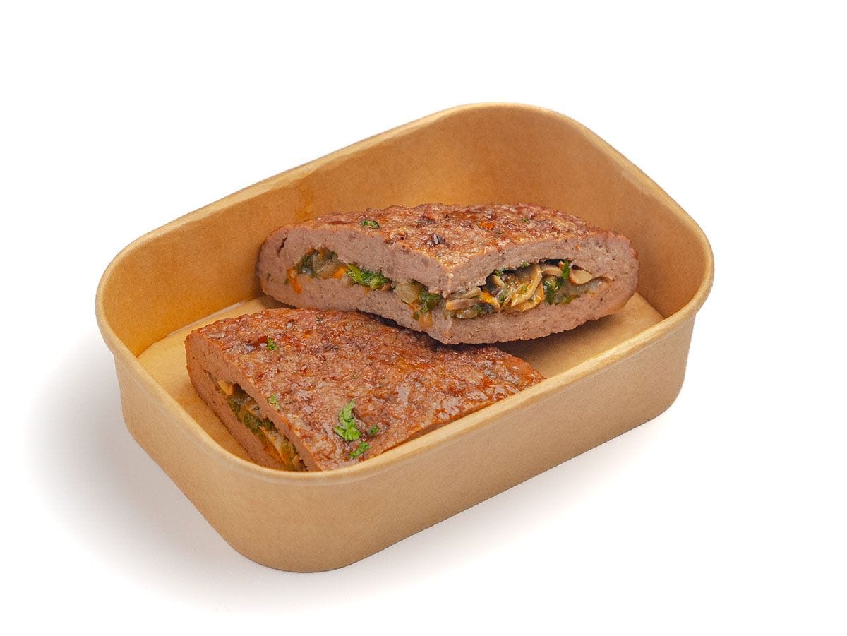 Cheese Stuffed Beef. Calorie 282, Protein 31.5, Carbs 18.6, Fat 09