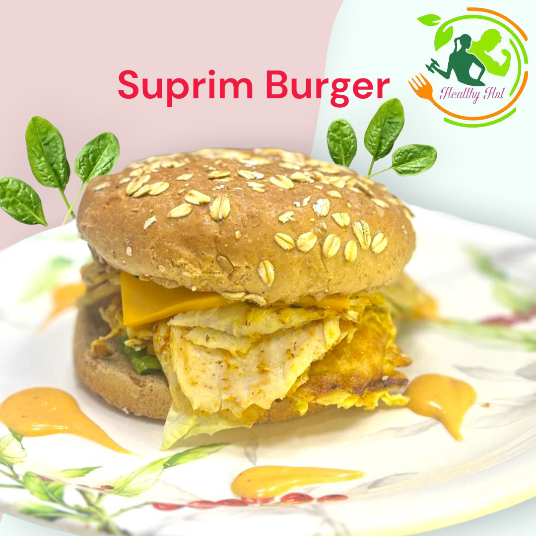 Suprim Burger
Calories 324 Protein 43 Carbs 7 fat 18