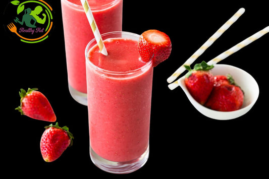 Strawberry Protein calorie 238, Protein 26, Carbs 33, Fat 3.8