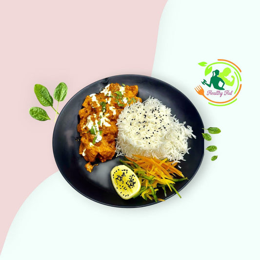 BUTTER CHICKEN WITH RICE